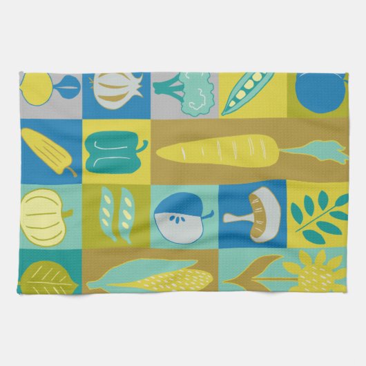 Linge De Cuisine Veggie Blocks II (Horizontal)