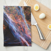 Linge De Cuisine Veil Nebula Supernova Reste Télescope Hubble (Quart Plié)