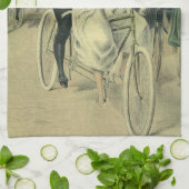 Linge De Cuisine Vélo neuf mariée et mariée Mariage victorienne (Plié)