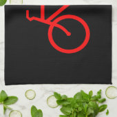 Linge De Cuisine Vélo Rouge (Plié)