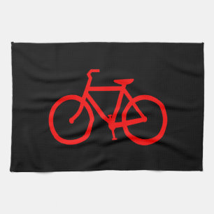 Linge De Cuisine Vélo Rouge