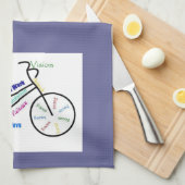 Linge De Cuisine Vélo, Vélo, Cycle, Sport, Vélo, Motivation (Quart Plié)