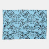 Linge De Cuisine Vélos Grand et Petit (Horizontal)