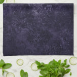 Linge De Cuisine Velvety Midnight Damask | Indigo Purple Grunge<br><div class="desc">90 Grunge, Tout Grandit ! Le damas baroque velours foncé, épais et spectaculaire d'inspiration gothique, dans une riche palette de nuances, crée une texture de velours broyé vintage opulente. De la collection luxueuse et sophistiquée "Moody Jewel Tones", cette nouveauté contemporaine mélangé moyen unisex (mais féminin) effet abstrait ajoute une parfaite...</div>