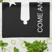 Linge De Cuisine Venez il falloir le drapeau (renversé) (Plié)