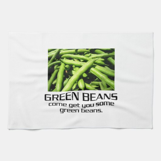 Linge De Cuisine Venez obtenez-vous quelques haricots verts (Horizontal)