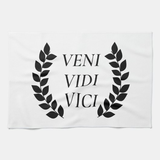 Linge De Cuisine Veni Vidi Vici (Horizontal)