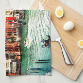 Linge De Cuisine Venise - l'Italie (Quart Plié)