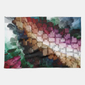 Linge De Cuisine Vent foncé centré sur le cube (Horizontal)