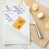 Linge De Cuisine Vents d'heure-milliampère Jongg (Quart Plié)