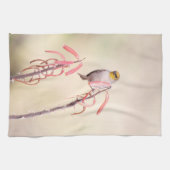 Linge De Cuisine Verdin perché sur penstemon (Horizontal)