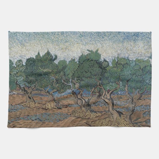 Linge De Cuisine Verger olive par Vincent van Gogh (Horizontal)