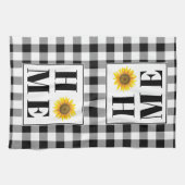 Linge De Cuisine Vérification de tournesol "Maison" de Buffalo   (Horizontal)