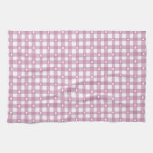 Linge De Cuisine Vérifications Magenta (Horizontal)
