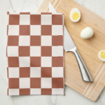 Linge De Cuisine Vérifier la rouille À damiers tableau de bord en t<br><div class="desc">à damiers Motif - Tableau de contrôle en terre cuite aux tons.</div>