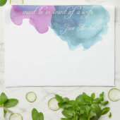 Linge De Cuisine Vérité de Jane Austen- universellement reconnue (Plié)