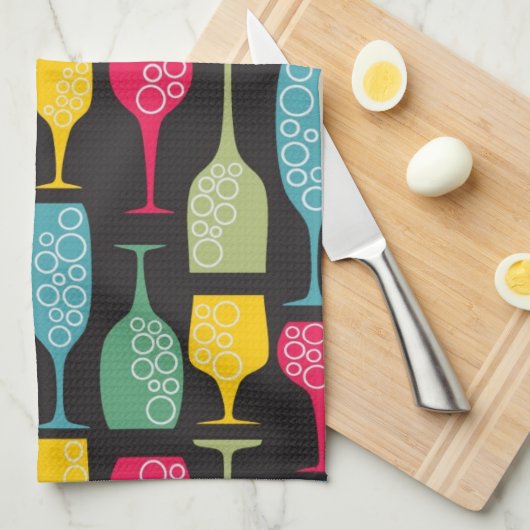 Linge De Cuisine Verre à vin (Quart Plié)