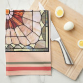 Linge De Cuisine Verre de couleur Art déco 2 (Quart Plié)