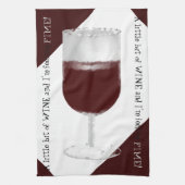 Linge De Cuisine Verre de vin (Vertical)
