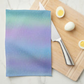 Linge De Cuisine Verre Dichroïque Rainbow Colours Art (Quart Plié)