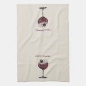 Linge De Cuisine Verre et pattes de vin parfaits appariement (Vertical)