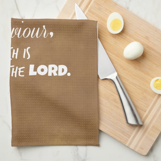 Linge De Cuisine Verset de la Bible de Noël (Quart Plié)