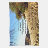 Linge De Cuisine Versets bibliques Citation Inspirationnelle Psaume (Vertical)