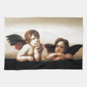 Linge De Cuisine Version 2 d'ange de Raphael Sistine Madonnas (Horizontal)