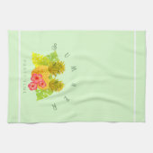 Linge De Cuisine Vert ananas (Horizontal)