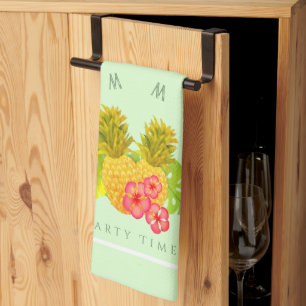 Linge De Cuisine Vert ananas