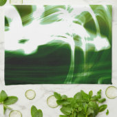Linge De Cuisine "Vert artistique " (Plié)