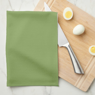 Linge De Cuisine Vert Asperge Uni