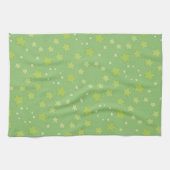Linge De Cuisine Vert Avec Étoiles (Horizontal)
