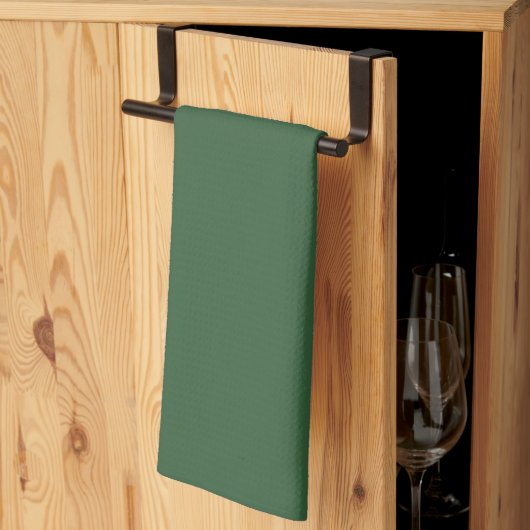 Linge De Cuisine Vert Chasseur (Pliage en tiers)