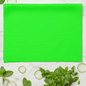 Linge De Cuisine Vert Citron (Plié)