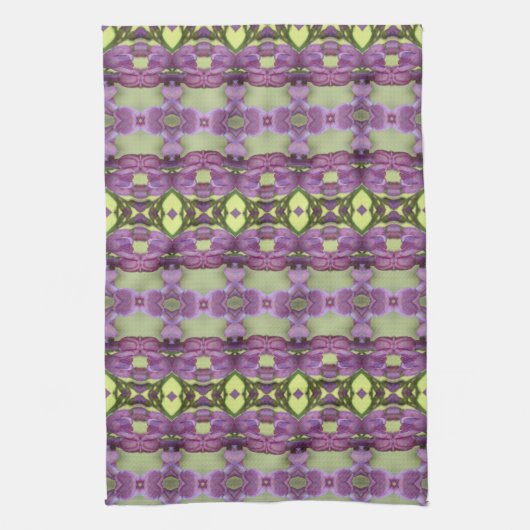 Linge De Cuisine Vert citron Avec Purée (Vertical)