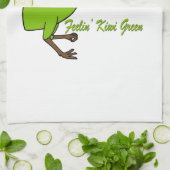 Linge De Cuisine Vert de kiwi de Feelin (Plié)