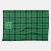 Linge De Cuisine Vert et noir - Plaids confortables (Horizontal)
