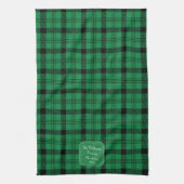 Linge De Cuisine Vert et noir - Plaids confortables (Vertical)