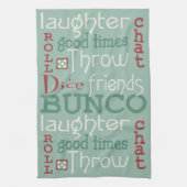 Linge De Cuisine Vert et rouge de vacances d'amis de matrices de (Vertical)