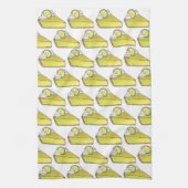 Linge De Cuisine Vert Floride clé Lime Pie Slice Foin (Vertical)