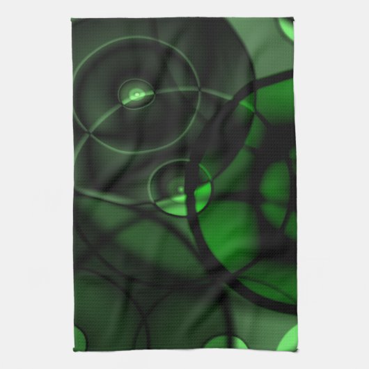 Linge De Cuisine Vert forestier (Vertical)