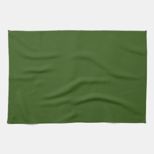 Linge De Cuisine Vert forêt uni Créer votre propre vide