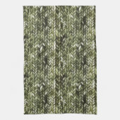 Linge De Cuisine Vert olive abstrait (Vertical)