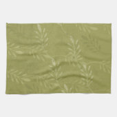 Linge De Cuisine Vert olive Décontracté ou végétal officiel (Horizontal)