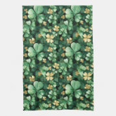 Linge De Cuisine Vert Or Shamrock Fête de la Saint-Patrick (Vertical)