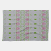 Linge De Cuisine Vert rose (Horizontal)