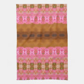 Linge De Cuisine Vert rose et or (Vertical)