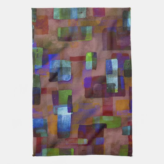 Linge De Cuisine Vert rouille Brown (Vertical)