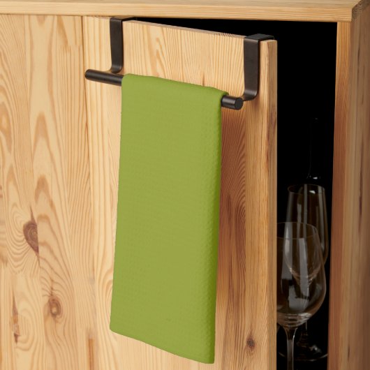 Linge De Cuisine Vert tendance (couleur unie) (Pliage en tiers)